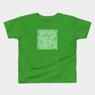 Green Banana Leaves Mosaic Kids T-Shirt